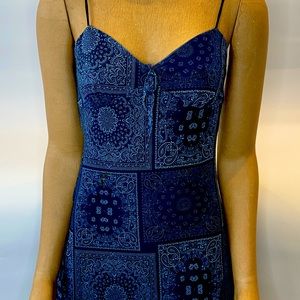 Paisley blue summer dress 🫐🦋🐬